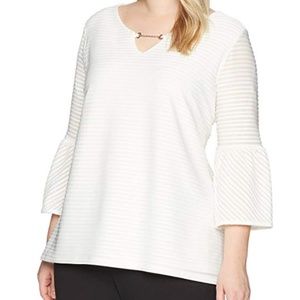 2x Calvin Klein Women's Plus Size bell sleeves